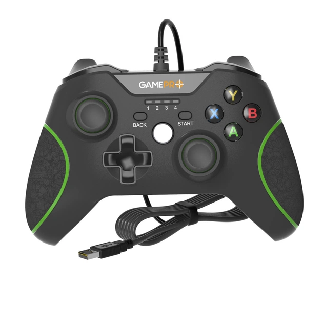 Геймпад GamePro MG450B PC/PS3/Android Black-Green (MG450B) - зображення 1