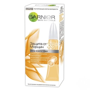Крем для шкіри навколо очей Garnier Skin Naturals Захист від зморшок 35+ 15 мл (3600541353107) зображення 1