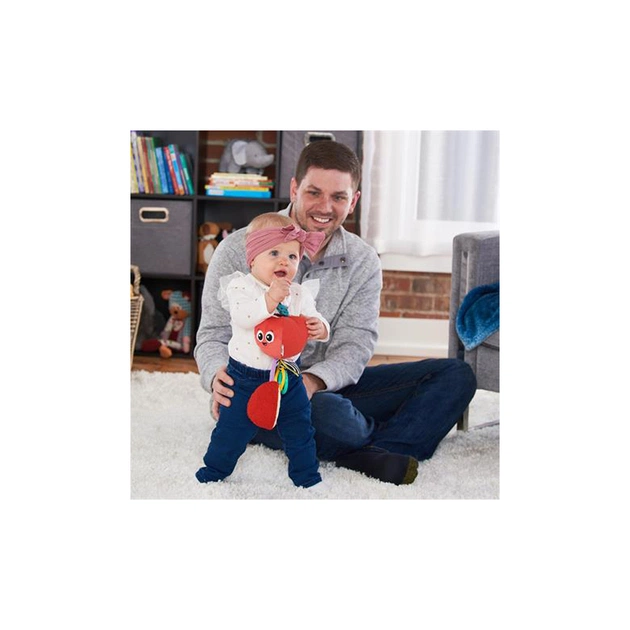 Іграшка на коляску Lamaze Яблучко із прорізувачем (L27383) - picture 4