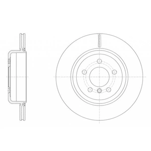 Гальмівний диск REMSA 61550.10 зображення 1