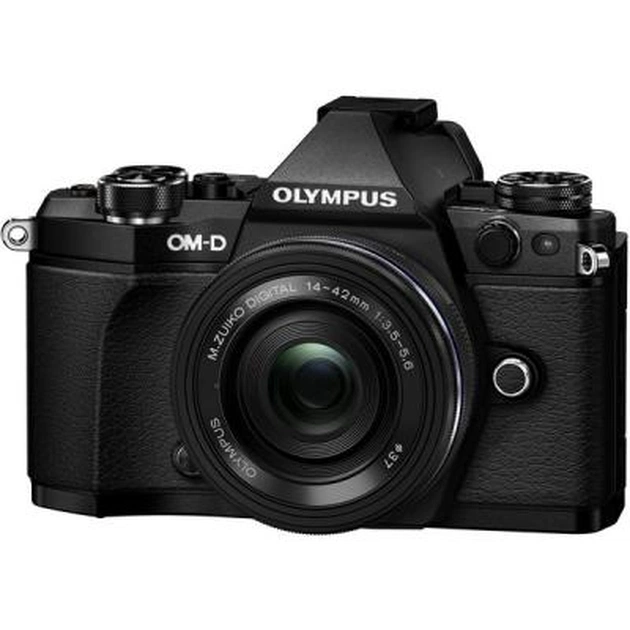 Цифровий фотоапарат Olympus E-M5 mark II Pancake Zoom 14-42 mm Kit black (V207044BE000) - зображення 1