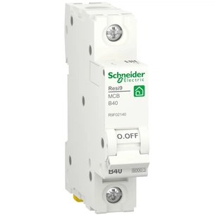 Автоматичний вимикач Schneider Electric RESI9 6kA 1P 40A (R9F02140) зображення 1