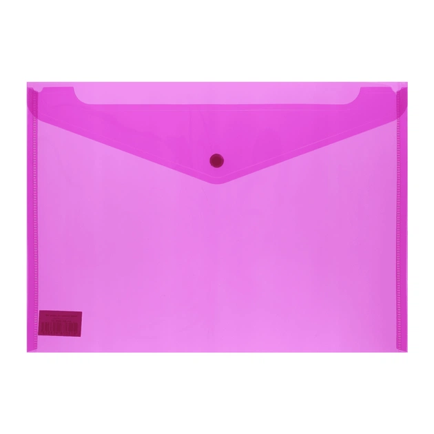 Папка - конверт Buromax А4, with a button, pink (BM.3926-10) - изображение 1