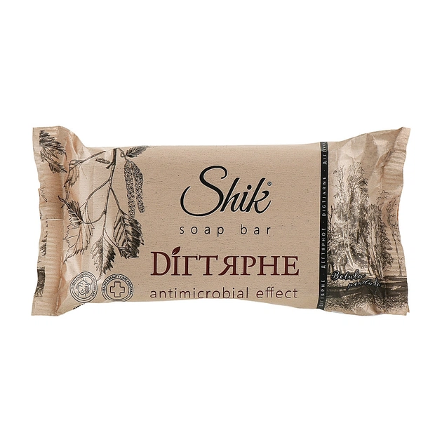 Тверде мило Shik Дігтярне 140 г (4820023367784) - изображение 1