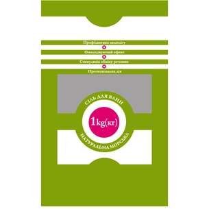 Сіль для ванн ElenSee Натуральна морська 1000 г (4820098540761) picture 1