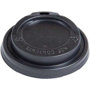 Кришки для одноразових стаканів PRO service для паперових стаканів 175 мл Чорні 50 шт. (4823071635362) зображення 1