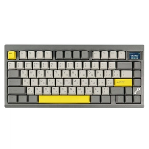 Клавіатура Epomaker TH80 Pro V2 75 Sea Salt Silent Switch Hot-Swap LCD Screen RGB Wireless/Bluetooth/USB UA Black (TH80-PROV2-B-SS) зображення 1