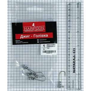 Джиг-голівка Harpoon No.1 2г 5шт (7407000012461) зображення 1