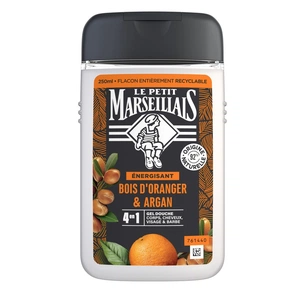 Гель для душу Le Petit Marseillais Апельсинове дерево й аргана 250 мл (3574661193649/3574661701431) изображение 1