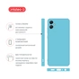 Чехол для мобильного телефона Intaleo Silicone Samsung Galaxy A05 Light Blue (1283126599781) - уменьшенное изображение 4