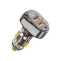 Зарядний пристрій Essager 2xUSB + 1xUSB-C 125W QC3.0/PD3.0 Display Car Charger (ECC2AC-FM12-Z) - зменшене зображення 1