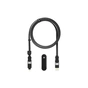 Дата кабель 6in1 inCharge XL 2.0m black Rolling Square (XLM01R) - зменшене зображення 1
