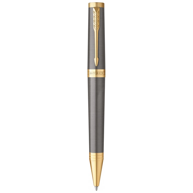Ручка кулькова Parker INGENUITY Grey Lacquer GT BP (60 432) - зображення 1