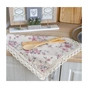 Серветка на стіл Прованс Bella Троянди з мереживом 35х45 (4823093416833) - зменшене зображення 3
