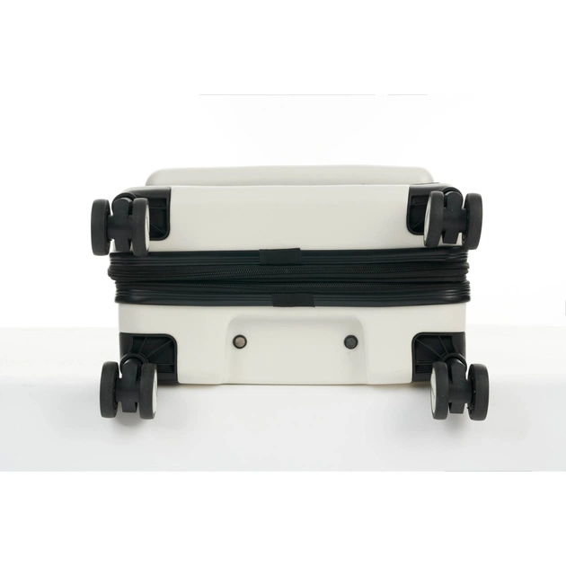 Валіза Bagland маленька 40 л біла (1140721769) - зображення 12