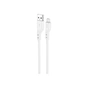 Дата кабель USB 2.0 AM to Micro 5P 1.0m Crystal color silicone X97 white HOCO (6931474799838) - уменьшенное изображение 1