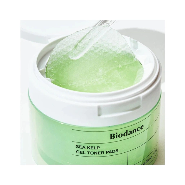 Патчі для обличчя Biodance Sea Kelp Gel Toner Pads 60 шт. (8809891183678) - picture 3