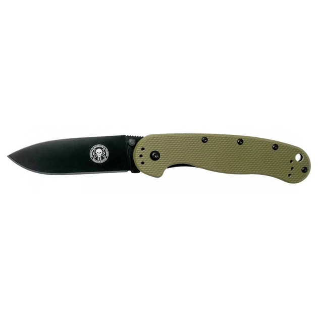 Ніж Esee Avispa Black Blade D2 Nylon OD Green (BRK1302ODB) - зображення 1