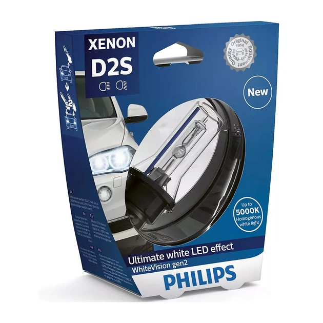 Автолампа Philips ксенонова (85122 WHV2 S1) - зображення 1