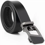 Ремінь Vintage Чоловічий з пряжкою автомат Чорний (20322) - зменшене зображення 6