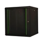 Шкаф настенный Lande Proline 12U 19" 600x600, стекло, черная (LN-PR12U6060-BL-111) - уменьшенное изображение 1