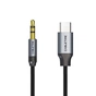 Кабель Cabletime USB Type-C - Audio 3.5 мм (M/M), 1 м, Black (CF16H) - уменьшенное изображение 1