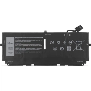 Акумулятор до ноутбука Dell XPS 13-9300 722KK, 52Wh (6500mAh), 4cell, 7.6V, Li-ion AlSoft (A71003) зображення 1