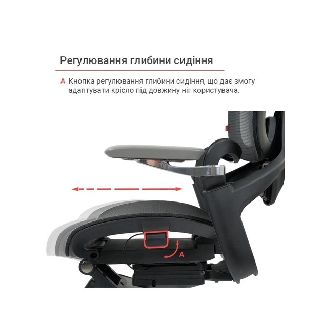 Офісне крісло Аклас Петрос R-SR Чорний (Чорний) (00158585) - зображення 10