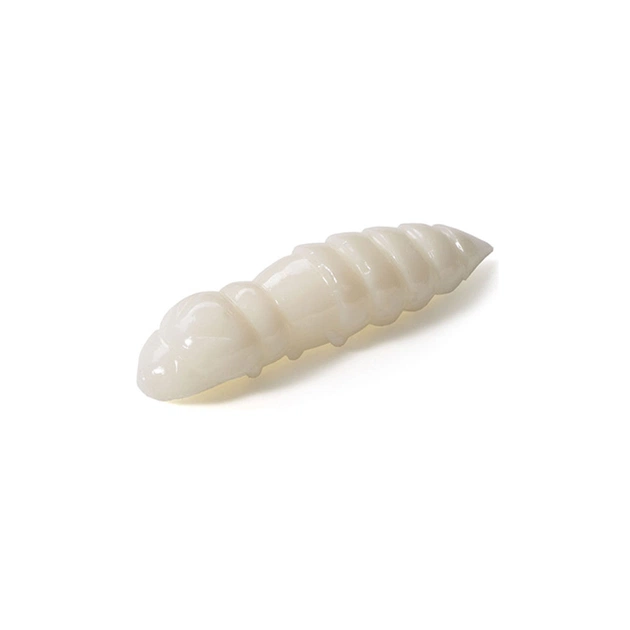 Силикон рыболовный FishUP Pupa 0.9" 009 - White, cheese taste (12шт/уп) (1864.02.58) - изображение 1