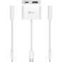 Перехідник USB-C M to HDMI F + USB-C F PD100W white J5create (JCA152-N) - зменшене зображення 5