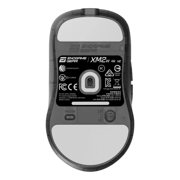 Мишка Endgame Gear XM2w 4k v2 Wireless Transparent Black (PGW-EG-MOU-081) - picture 10
