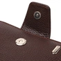 Портмоне Canpellini З натуральної шкіри флотар Коричневе (21600) - зменшене зображення 5