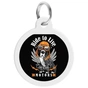 Адресник для тварин WAUDOG Smart ID з QR паспортом "Їздити, щоб жити", коло 25 мм (0625-0207) - зменшене зображення 1