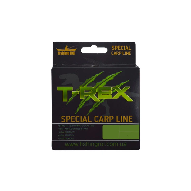 Волосінь Fishing ROI T-REX Special Carp Line Green 300м 0,30мм 8.9кг (48-00-030) - изображение 1