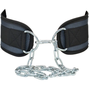 Обважнювач MadMax MFA-290 неопреновий з ланцюгом Сіро-Чорний L (MFB-290) зображення 1