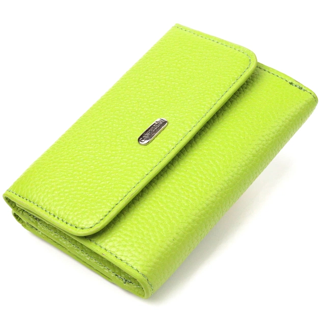 Кошелек Canpellini Из натуральной кожи флотар Салатовый (21598) - изображение 1