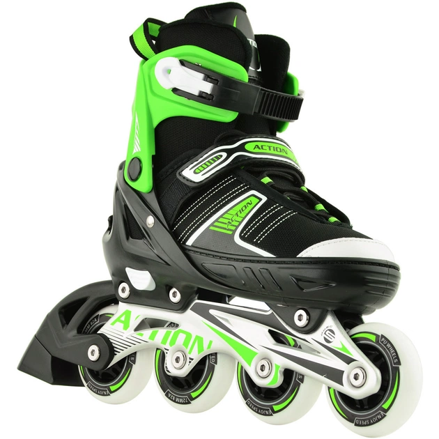 Роликові ковзани Action 2 в 1 Ronny Зелені 37-40 (153B5/2IN1/GR37-40) - изображение 3