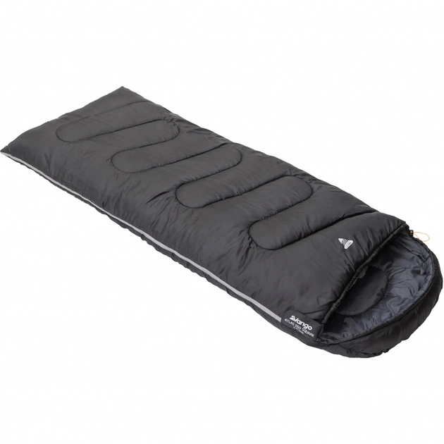 Спальний мішок Vango Atlas 250 Square +1C Black Left (926295) - зображення 1