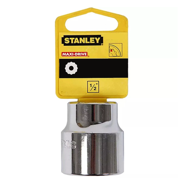 Торцева головка Stanley 1/2" х 29мм, з дванадцятигранним профілем, метрична (4-88-801) - зображення 1