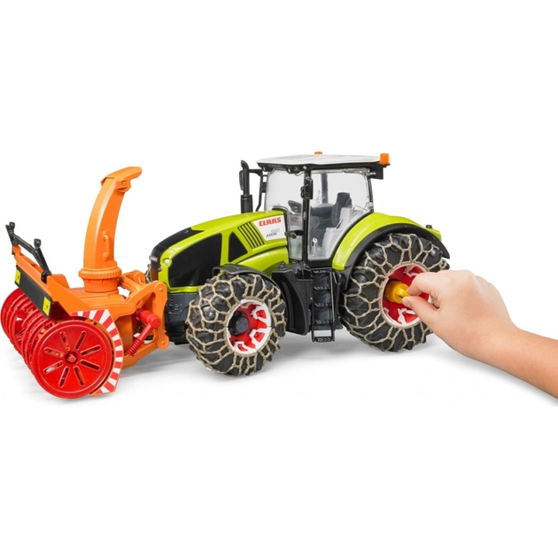 Спецтехніка Bruder Трактор Claas Axion 950 для прибирання снігу (03017) - picture 9