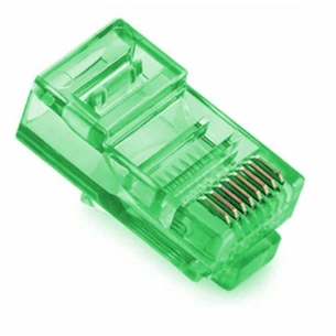 Конектор RJ45 cat.5e UTP 8P8C Green 100 шт Merlion (09051) picture 1