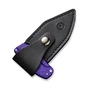 Ніж Civivi Typhoeus Fixed Blade Stonewash Purple G10 (C21036-2) - зменшене зображення 7