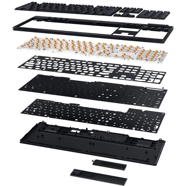 Клавіатура Razer BlackWidow V4 Low-Profile Wireless/Bluetooth/USB Green switch UA Black (RZ03-05270100-R3M1) - зображення 9