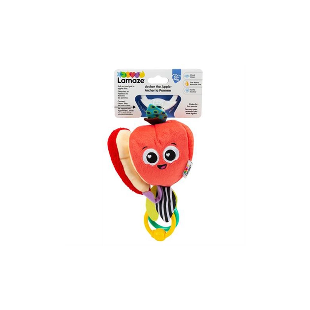 Іграшка на коляску Lamaze Яблучко із прорізувачем (L27383) - picture 3