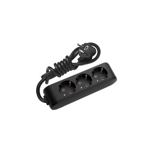 Мережевий подовжувач Panasonic X-tendia із заземленням 3 розетки, 3м (WLTB04332BL-UA) зображення 1