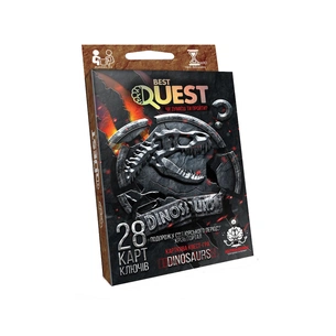 Настільна гра Danko Toys Best Quest Динозаври, українська (BQ-01-04U) зображення 1