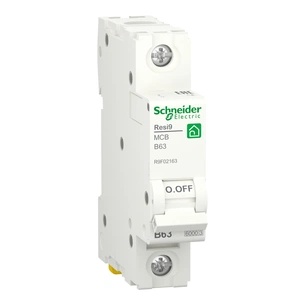Автоматичний вимикач Schneider Electric RESI9 6kA 1P 63A (R9F02163) зображення 1