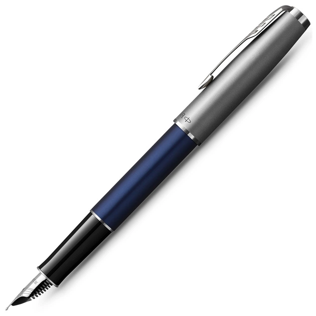 Ручка перьевая Parker SONNET 17 Essentials Metal Blue Lacquer CT FP F (83 711) - изображение 4