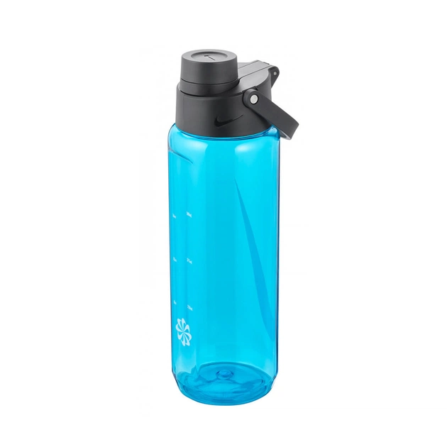 Пляшка для води Nike TR Renew Recharge Chug Bottle 24 OZ блакитний, чорний, білий 709 мл N.100.7636.445.24 (887791733306) - изображение 1