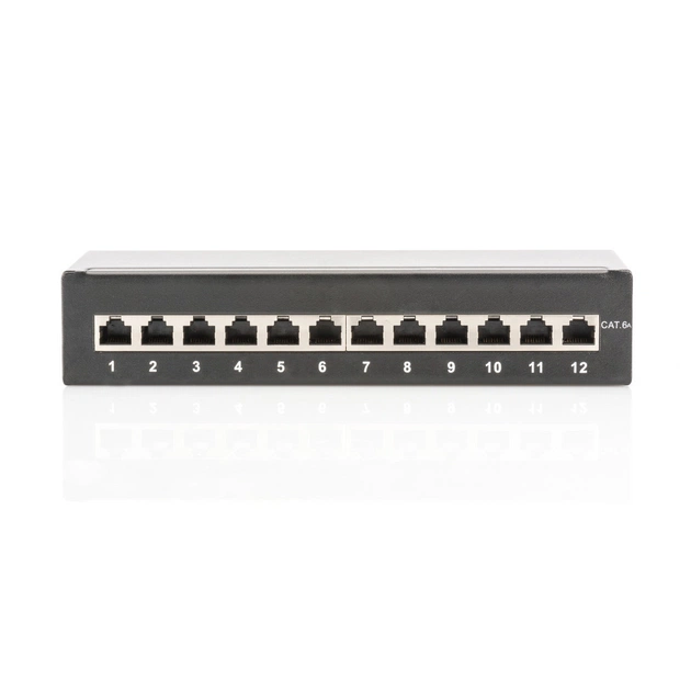 Патч-панель настільна 12 портів cat.6A STP Digitus (DN-91612SD-EA) - picture 2
